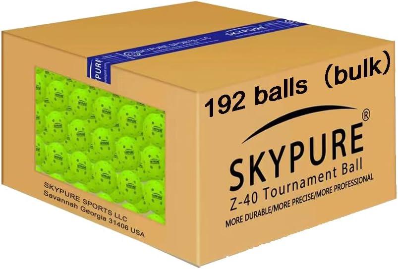 SKYPURE Z-40 Tournament Ball 192balls very good use for pickleball mac