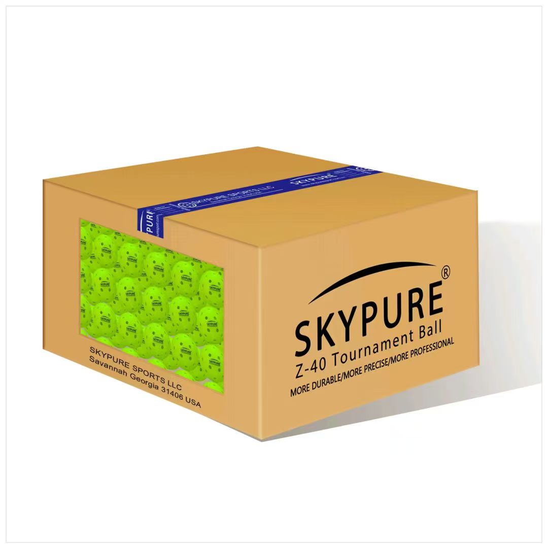 SKYPURE Z-40 锦标赛用球 192 个球袋装 - 使用您的 PickleballClub 代码获得更多折扣!