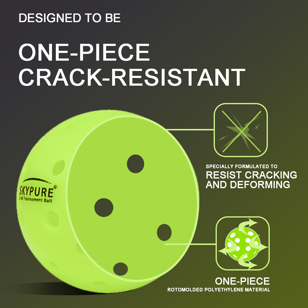 SKYPURE Z-40 锦标赛用球 196 个球/49 个桶 - 使用您的 PickleballClub 代码获得更多折扣!