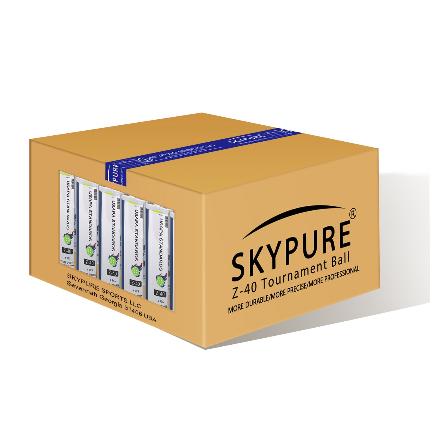 SKYPURE Z-40 锦标赛用球 196 个球/49 个桶 - 使用您的 PickleballClub 代码获得更多折扣!