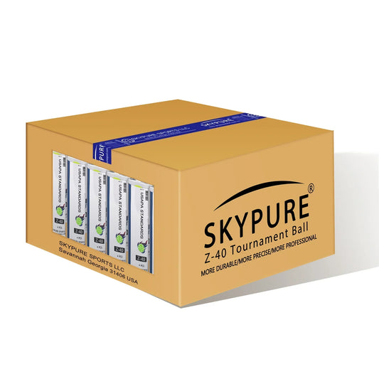 SKYPURE Z-40 Tournament Ball 196balls/49buckets very good use for pickleball machine High-Visibility Bright Green 40 Hole Textured Surface for Consistent Bounce Indoor/Outdoor Use for All Skill Levels USAPA Standard Premium Quality Pickleball
