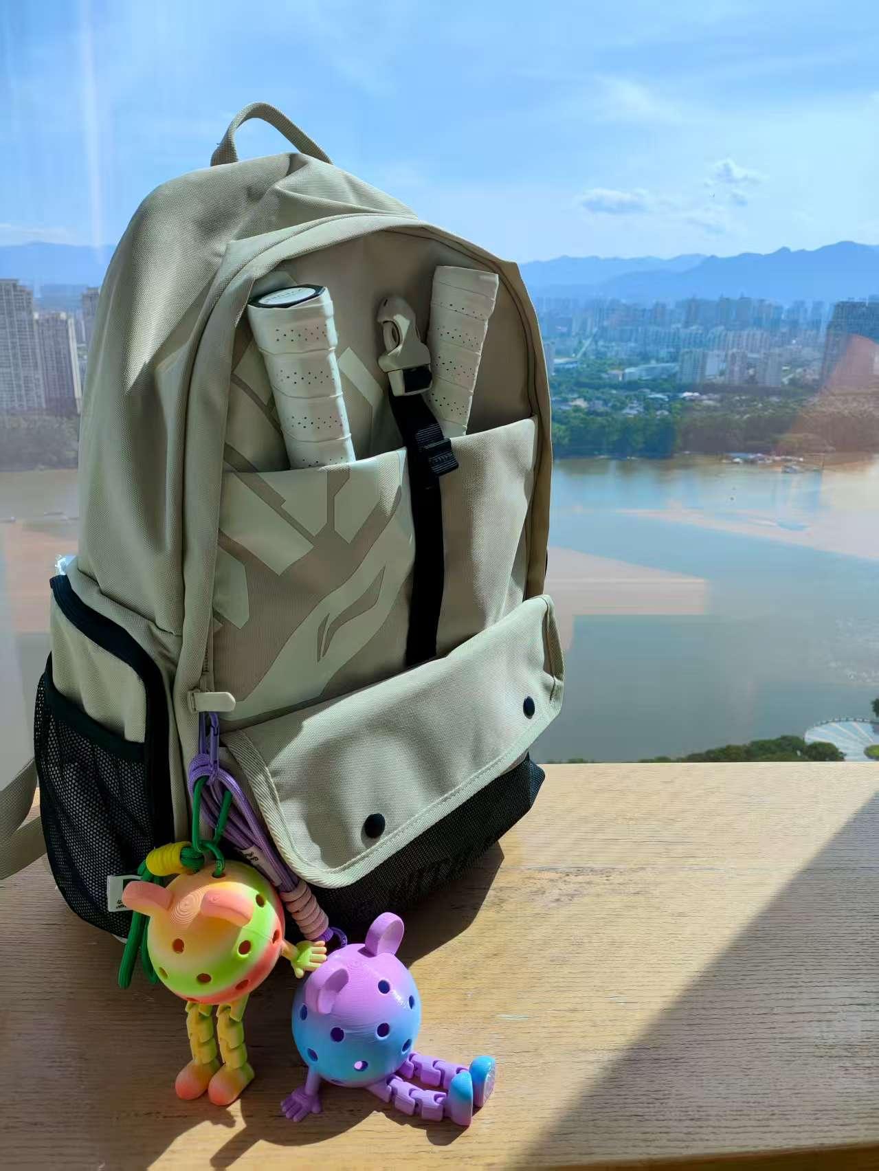 SKYPURE官方授权SKYPURE三合一匹克球背包——全球首款适用于匹克球运动、商务及旅行的多场景背包,激光雕刻透气背板,专业装备收纳