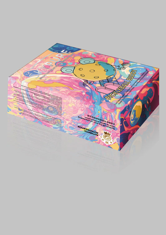 SKYPURE 匹克球伙伴盲盒(官方授权),采用天然玉米材质,收集幸运版,赢取价值 220 美元的顶级匹克球拍套装大奖,另赠送一支美国签名笔。