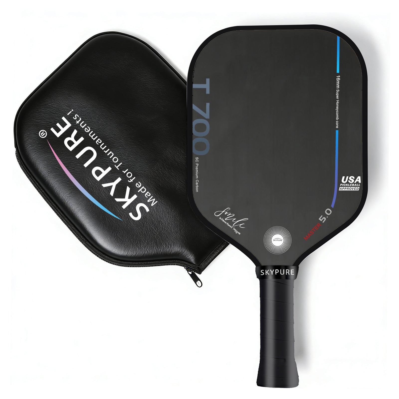 SkyPure Master 5.0 Tactical Assault Pickleball Paddle - Powered by