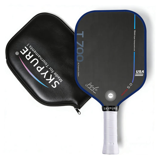 SkyPure Master 5.0 Tactical Assault Pickleball Paddle - Powered by proprietary Time-Freeze Technology Designed Exclusively for Advanced Players Pursuing Tactical Gameplay Pro-Level Engineered for Precision Placement, Spin Control, Shot Variability