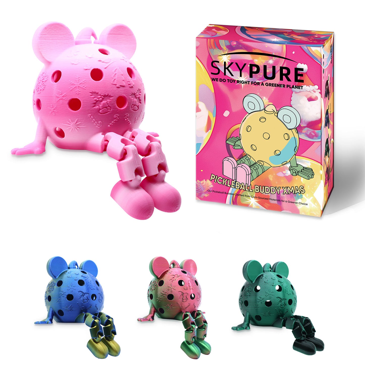 Buy with Prime Christmas Pickleball Buddy Blind Box, Xmas Series Pickleball Blind Box, Decorations, Holiday Birthday Gifts for Girls and Boys, Single Box (Upgrade Packaging) For Amazon Prime members FREE delivery as soon as Tomorrow and easy returns