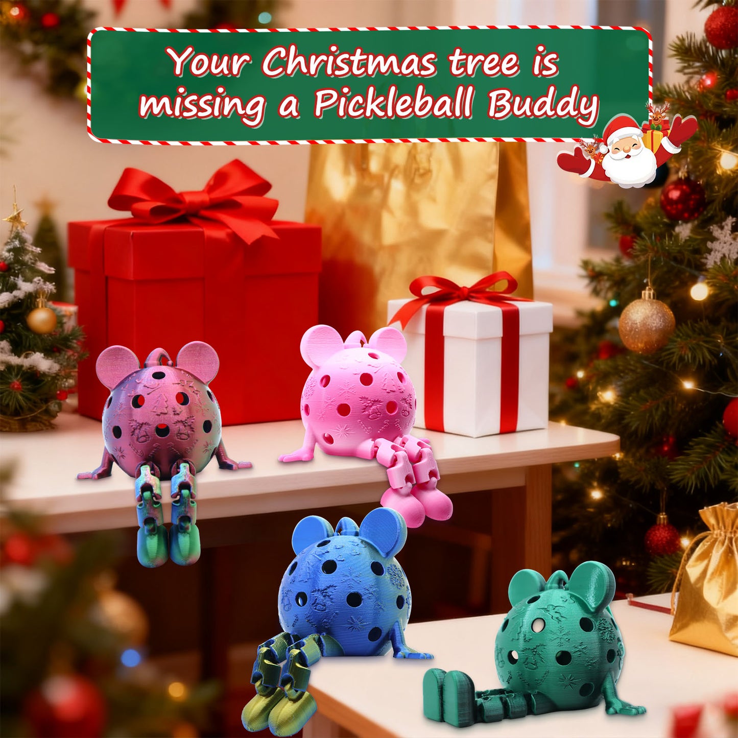 Buy with Prime Christmas Pickleball Buddy Blind Box, Xmas Series Pickleball Blind Box, Decorations, Holiday Birthday Gifts for Girls and Boys, Single Box (Upgrade Packaging) For Amazon Prime members FREE delivery as soon as Tomorrow and easy returns