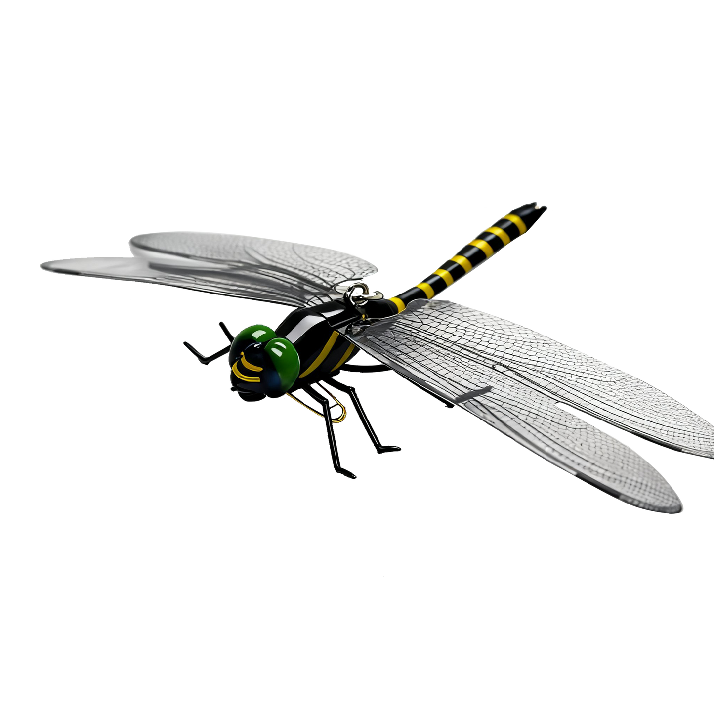 3D Artificial Dragonfly Bug Repellent (4Pcs) – Lifelike Outdoor Hanging Ornament & Garden Decor – Natural Fly,Durable PVC Hanging Use