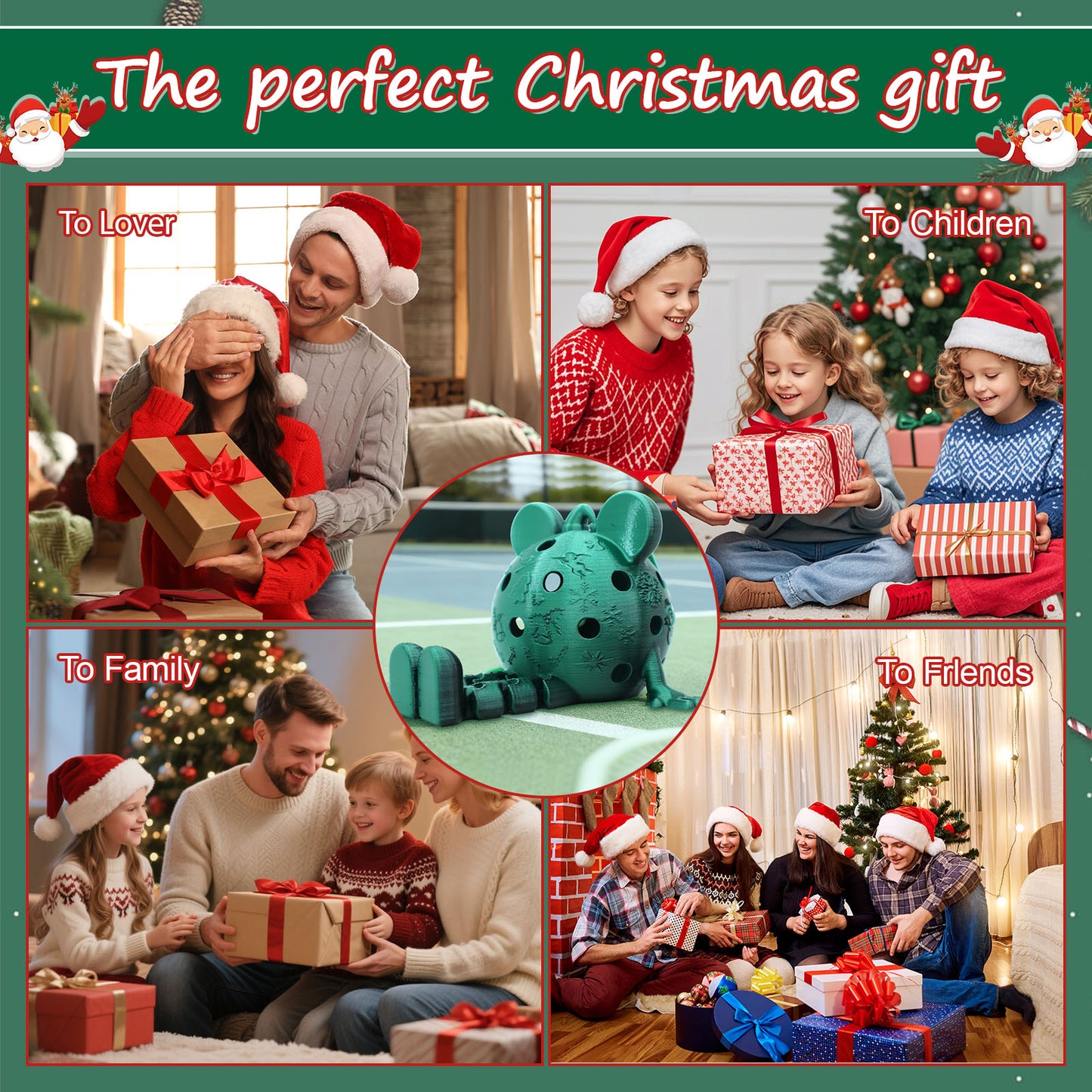 Buy with Prime Christmas Pickleball Buddy Blind Box, Xmas Series Pickleball Blind Box, Decorations, Holiday Birthday Gifts for Girls and Boys, Single Box (Upgrade Packaging) For Amazon Prime members FREE delivery as soon as Tomorrow and easy returns