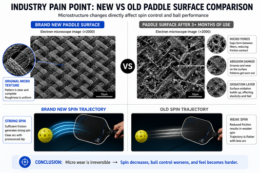 JOOLAREPAIR Pickleball Spray-On Paddle Repair Coating – Restore Spin & Surface Performance