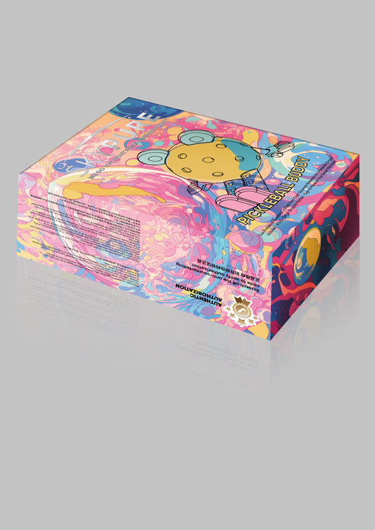 SKYPURE Pickleball Buddy blind box (Officially Licensed) Natural corn material collect Lucky Edition to win the grand prize a master-level Pickleball Paddle set worth $220 Bonus a free U.S. signature pen